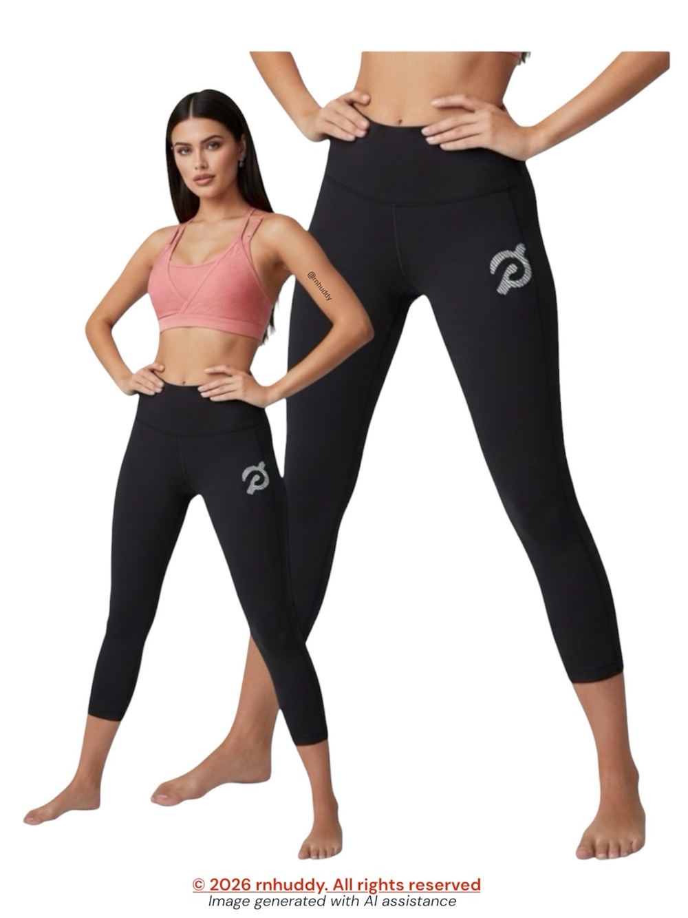 Lululemon X Peloton size 6 Wunder Under Crop 21”